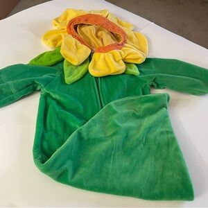 Green & Yellow Sunflower Kids Halloween Costume - Brand Unknown
